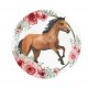 Paarden party bordjes 23 cm Sweet Horse