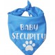 Honden bandana Baby Security blauw