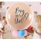 Boy or Girl XL ballon beige