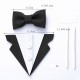 Taart topper Tuxedo met echte strik en knoopjes