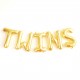 Twins folie ballonnen set goud