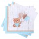 Servetten We can Bearly Wait blauw, bruin en beige