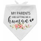 Honden bandana My Parrents are getting Married Flowers