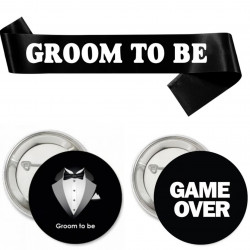 Groom to Be set 3-delig