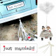 Bruidsauto decoratie set Just Married 11-delig