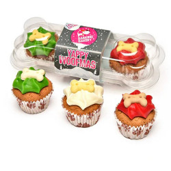 The Barking Bakery Christmas Yappy Woofmas Mini Iced Trios