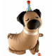 Folie ballon Happy Birthday Pug