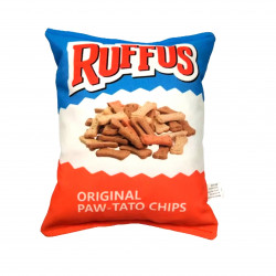 Honden speeltje Chips zakje Paw Tato Chips