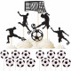 Voetbal taart topper en cupcake set Goal