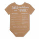 Baby voorspellings- en advies invulkaarten Babyromper 10 stuks