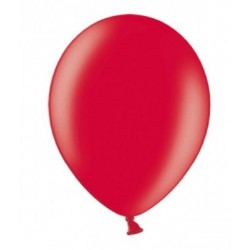 Ballonnen extra sterk 10 stuks Metallic rood