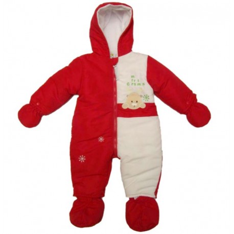 Heerlijk warme snowsuit voor baby's My First Christmas