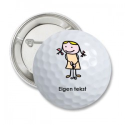  Button 'Golf Girl'