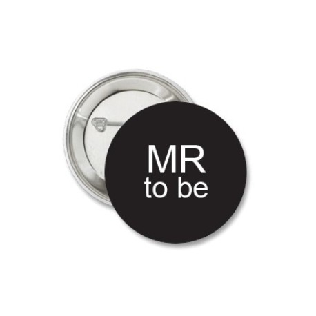 Button Mr to Be met diverse tekst mogelijkheden