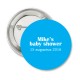 Button Babyshower blue