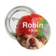 Button Party Bulldog met eigen tekst