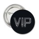 Button VIP Shiny silver met eigen tekst