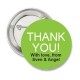 Button Thank You appelgroen met deze en/of een eigen tekst