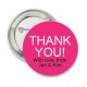 Button Thank You roze met deze of eigen tekst