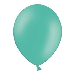 Ballonnen 30 cm extra sterk voor helium of lucht per 10, 20, 50 of 100 stuks pastel aquamarine