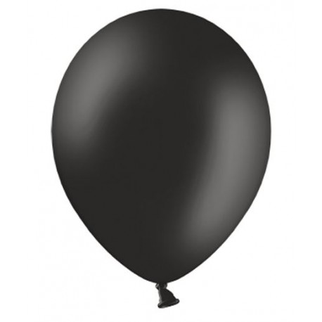 Ballonnen 30 cm extra sterk voor helium of lucht per 10, 20, 50 of 100 stuks pastel zwart