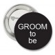 Button Groom to Be of eigen tekst