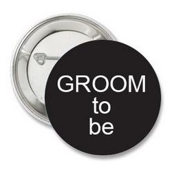 Button Groom to Be of eigen tekst