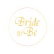 Button Gold on White met deze of eigen tekst