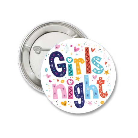 Button Girl's Night Out Coloured