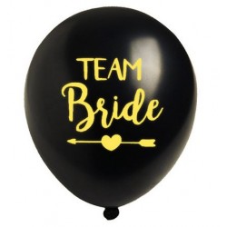 Ballonnen Team Bride Tribe zwart