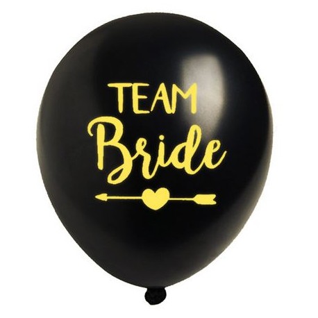 Ballonnen Team Bride Tribe zwart