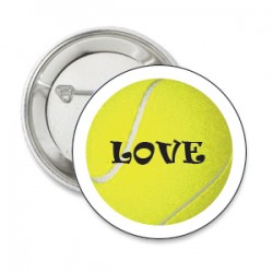 Button tennisbal LOVE