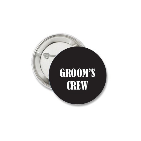 Button groom's crew