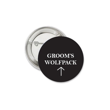 Button groom's wolfpack